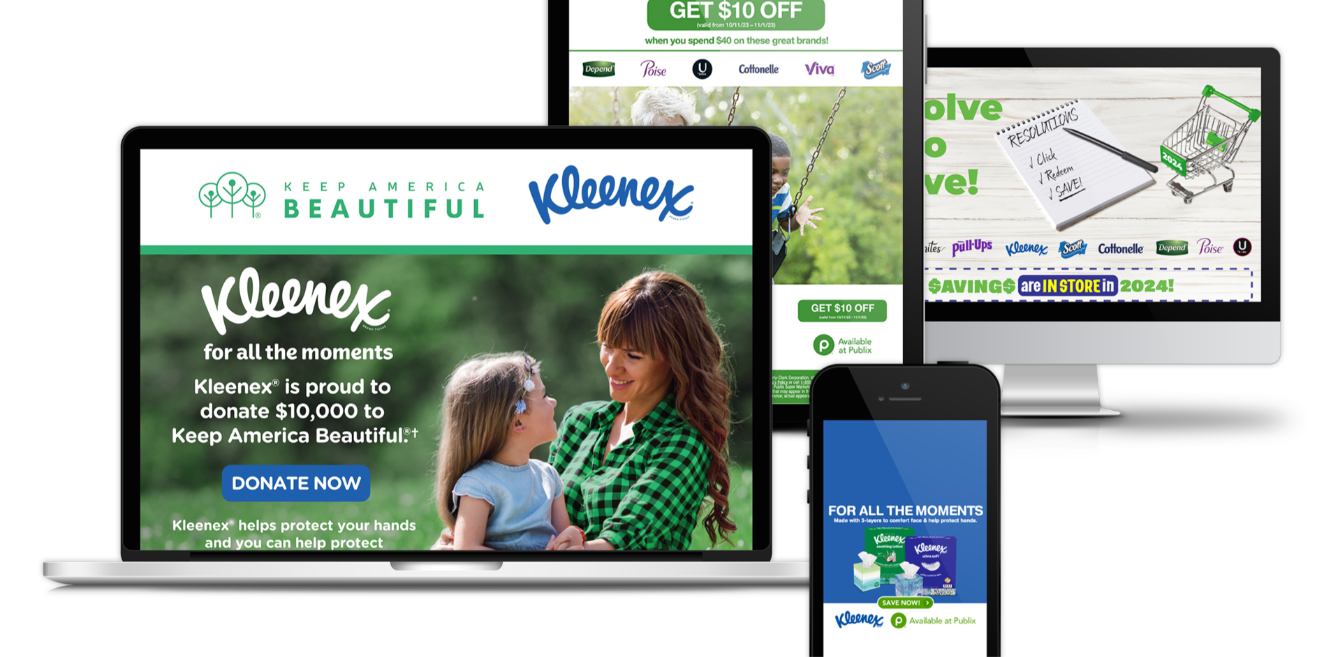 CPG brand shopper marketing digital solutions at grocery retailers