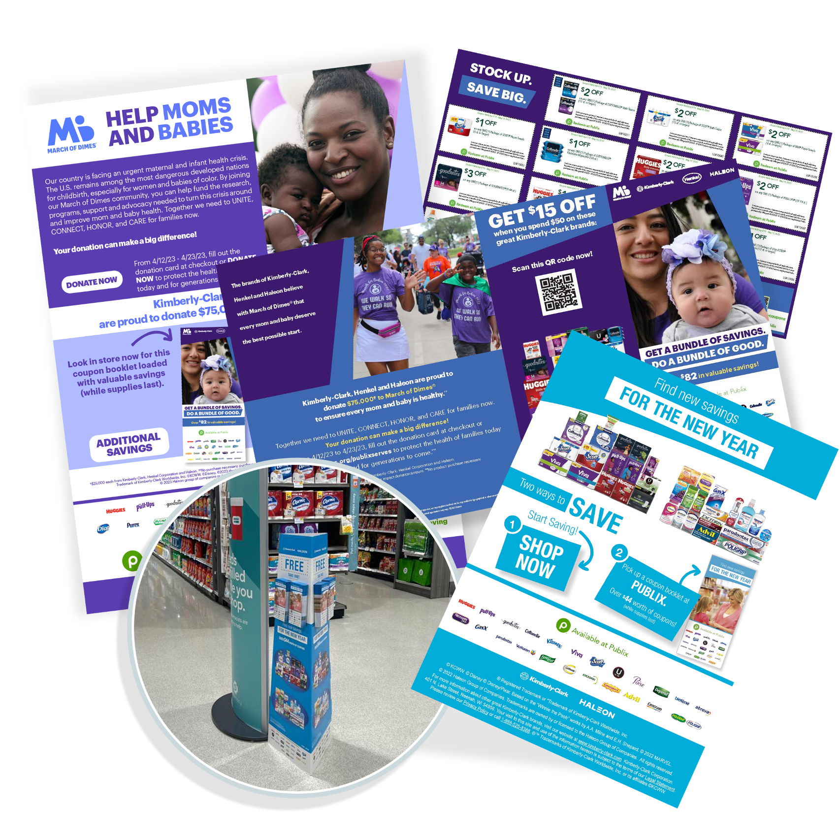 CPG brand shopper marketing omni-channel with coupons and charity campaign solutions at Publix