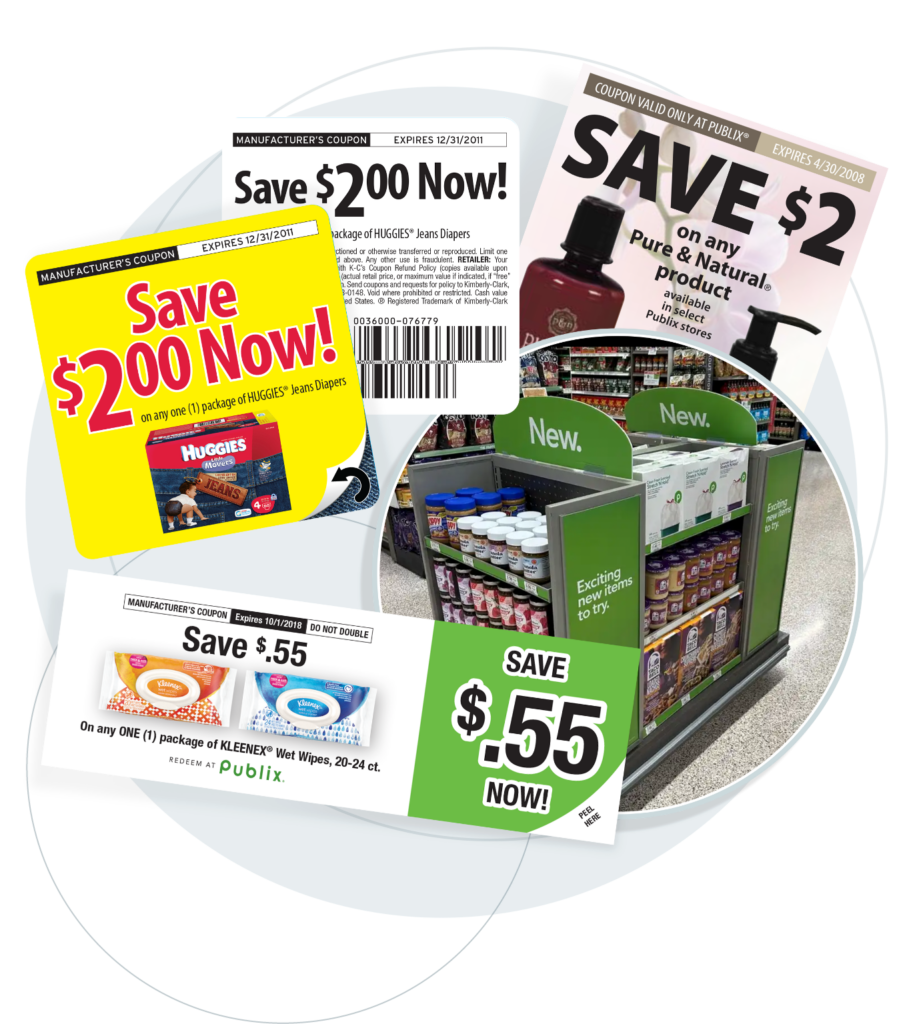 CPG brand shopper marketing in-store solutions at grocery retailers for new and emerging brands