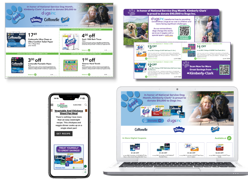 Kimberly-Clark and Dogs Inc annual Shopper Marketing campaign at Publix